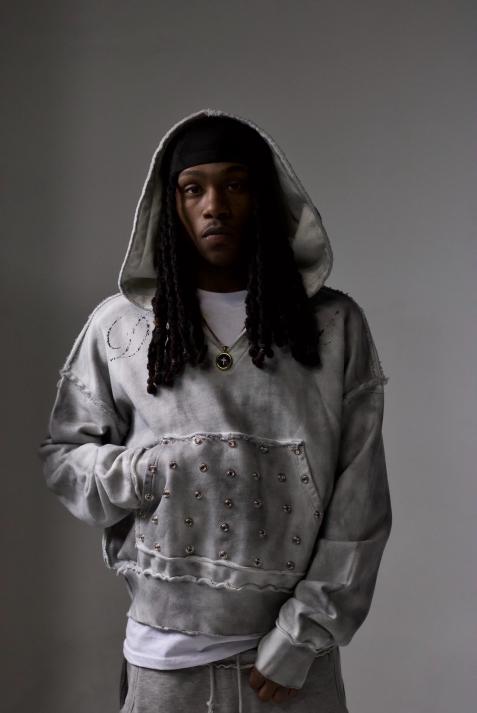 White - interlinked hoodie