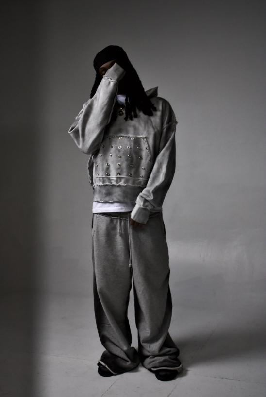 White - interlinked hoodie